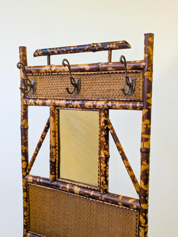 Antique Victorian Aesthetic Movement Bamboo Hall Stand c.1890