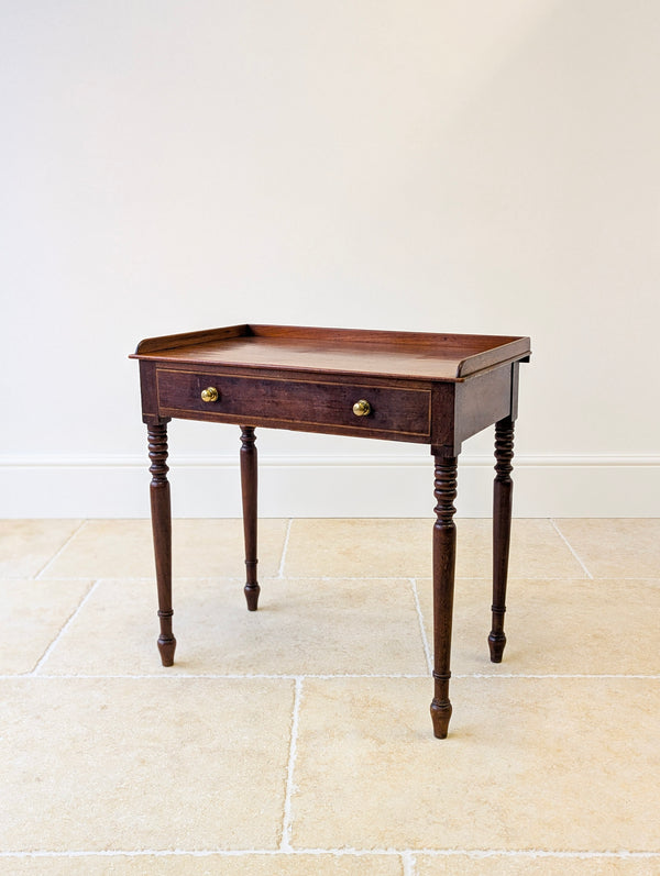 Antique Early Victorian Mahogany Writing Table c.1850