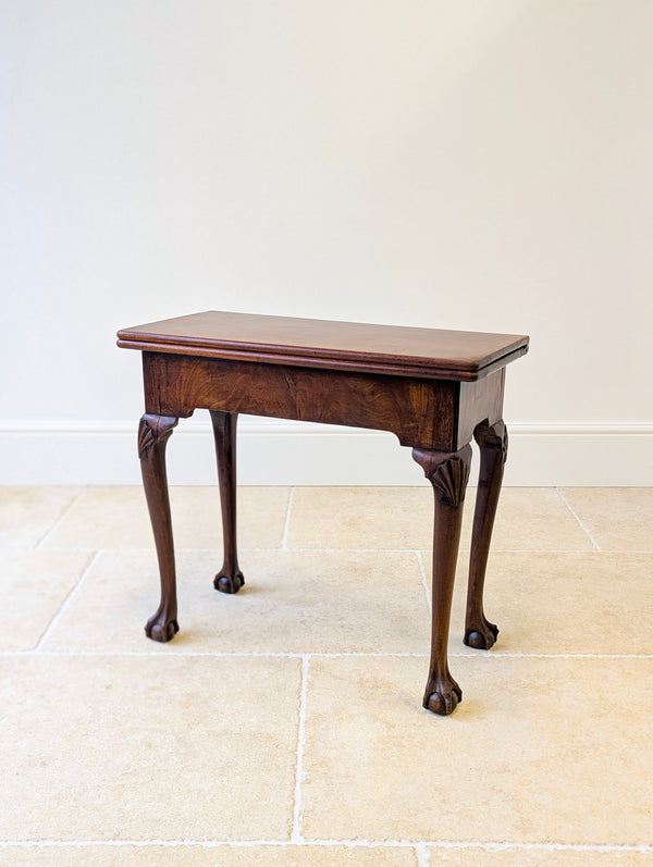 Antique Regency Mahogany Fold-Over Tea Table c.1810