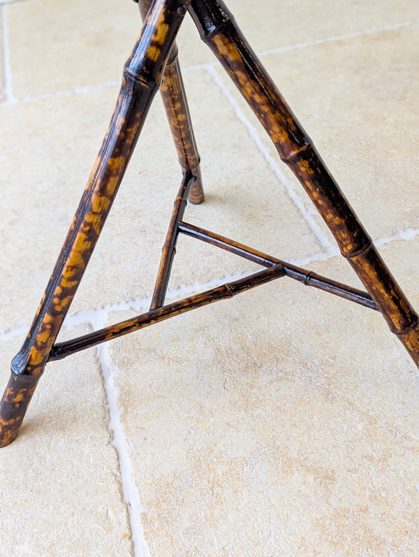 Antique Victorian Bamboo Occasional Table c.1890