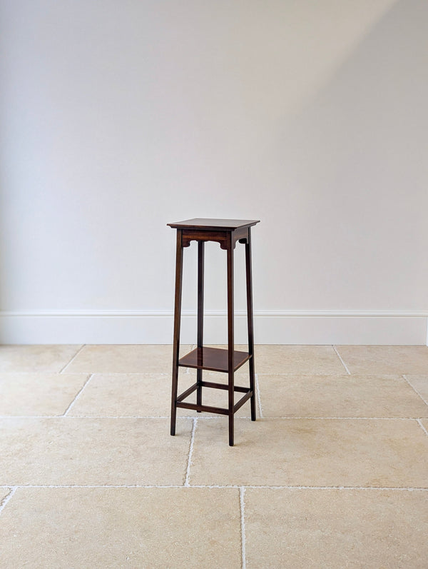 Antique Edwardian Mahogany Plant Stand c.1910