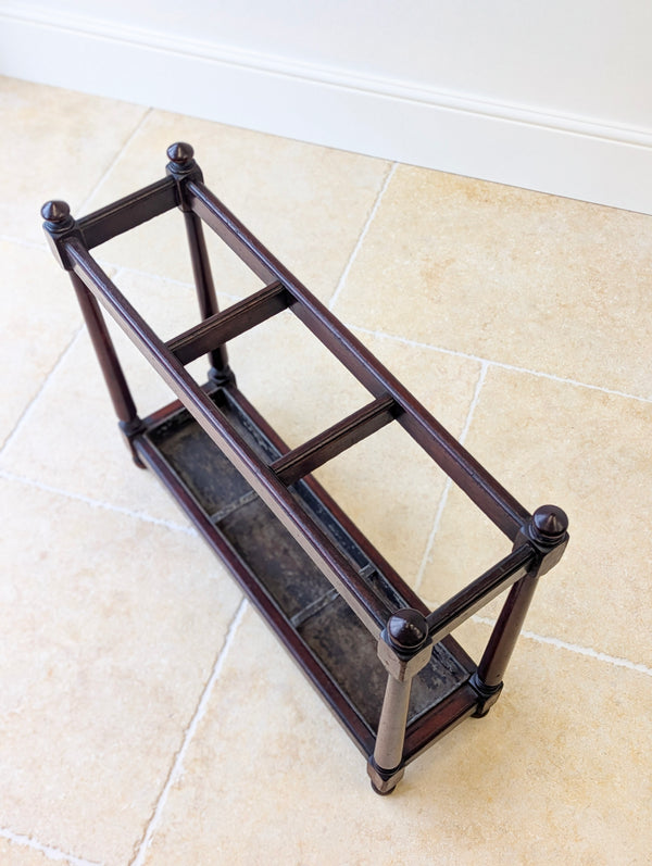 Antique Victorian Mahogany Country House Stick Stand c.1890