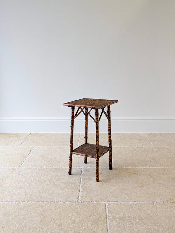 Antique Victorian Bamboo Occasional Table c.1890