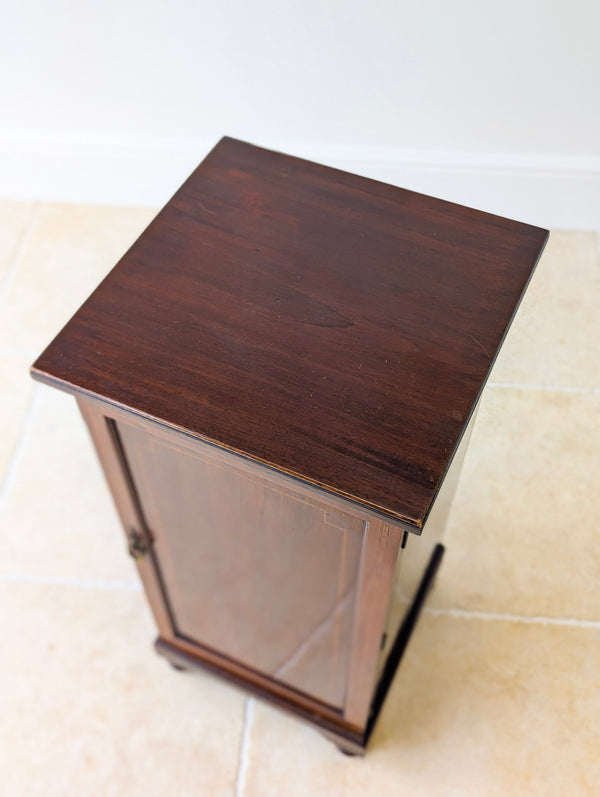 Antique Edwardian Mahogany Record Cabinet c.1910