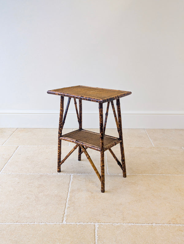 Antique Victorian Bamboo Occasional Table c.1890