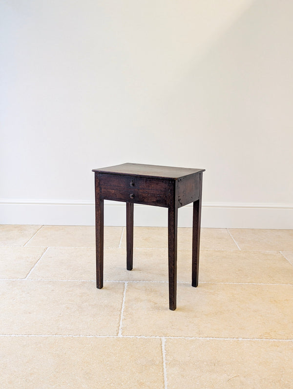 Antique Georgian Oak Work Table c.1800