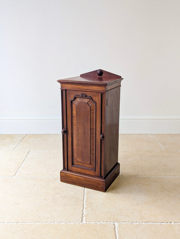 Antique Victorian Mahogany Bedside Cupboard c.1880