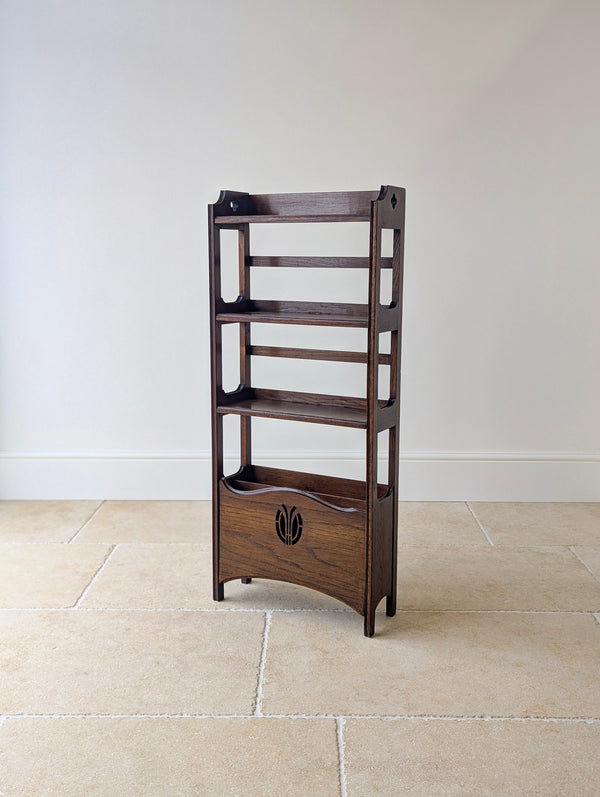 Antique Arts & Crafts Oak Bookcase c.1920