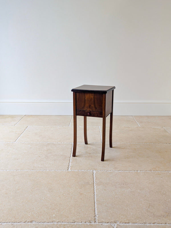 Antique Early 20th Century Walnut Sewing Table c.1920