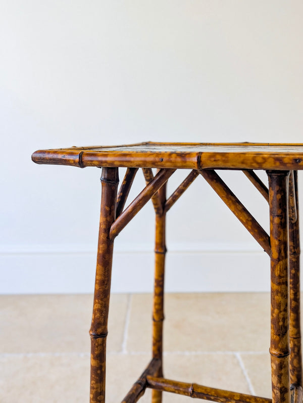 Antique Victorian Bamboo Occasional Table c.1890