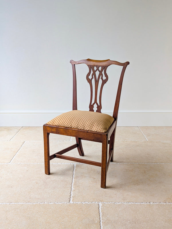Antique George III Mahogany Side Chair c.1790