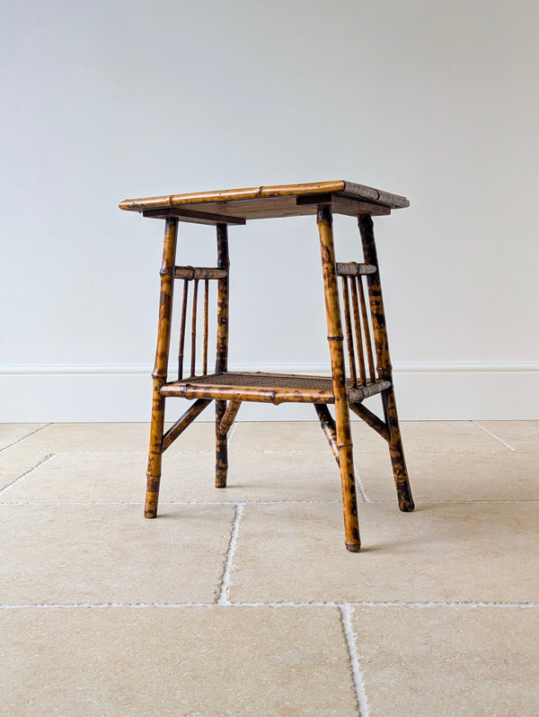Antique Victorian Bamboo Occasional Table c.1890