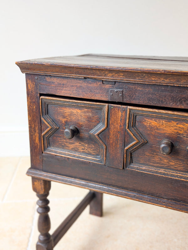 Antique Late 17th Century Oak Dresser Base c.1690