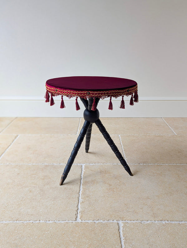 Antique Victorian Ebonised Beech Gypsy Table c.1880
