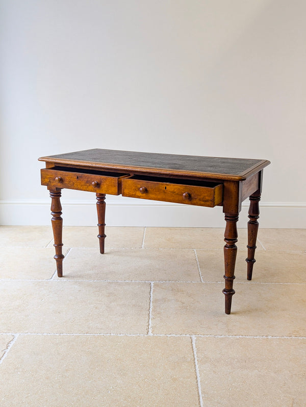 Antique Victorian Mahogany Writing Table c.1870
