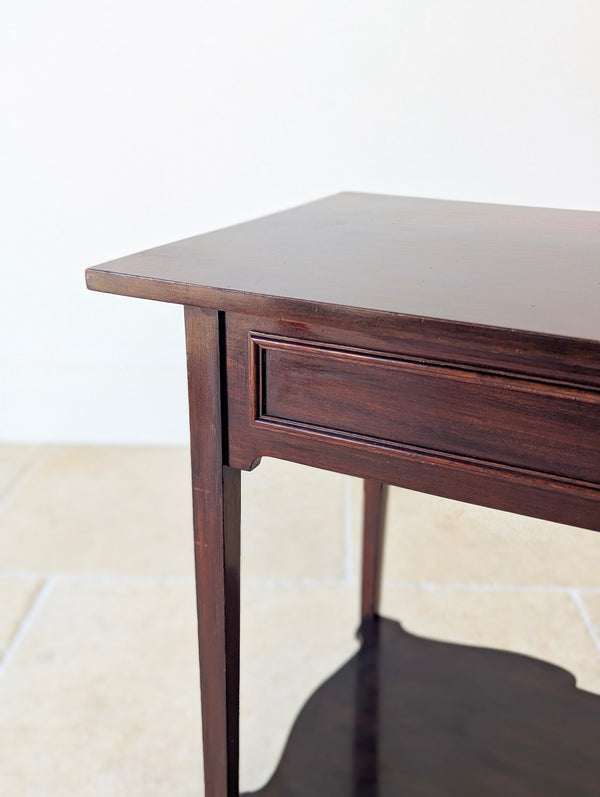 Antique Victorian Mahogany Side Table c.1890