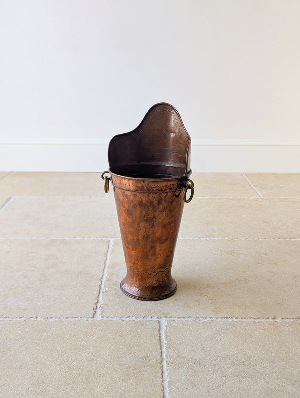 Antique 19th Century French Copper Grape Hod c.1890