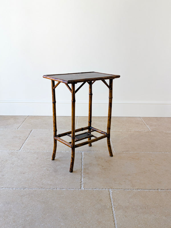 Antique Victorian Bamboo Occasional Table c.1890