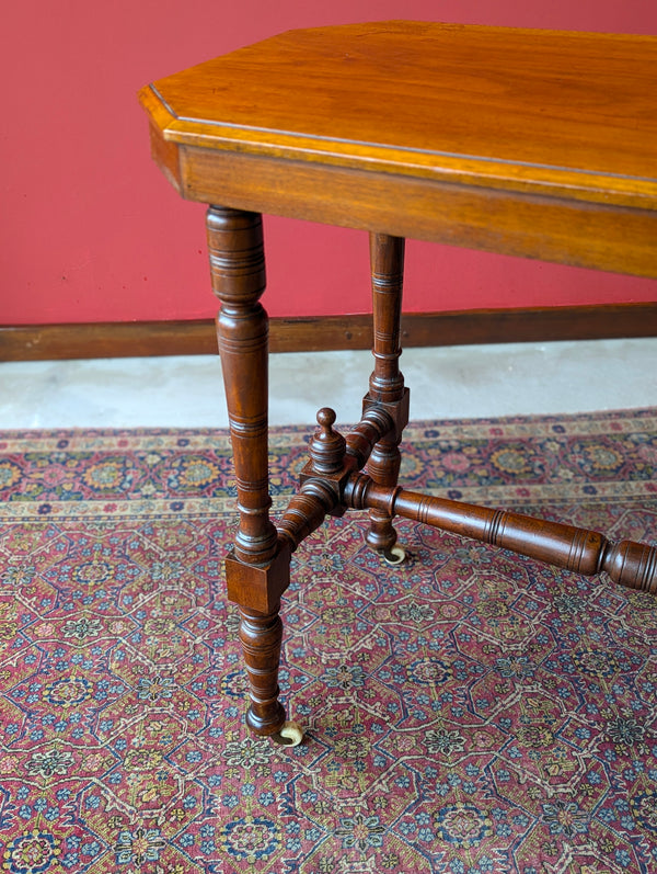 Antique Victorian Mahogany Aesthetic Movement Occasional Table