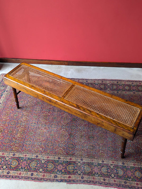 Antique 19th Century Folding Campaign Bench