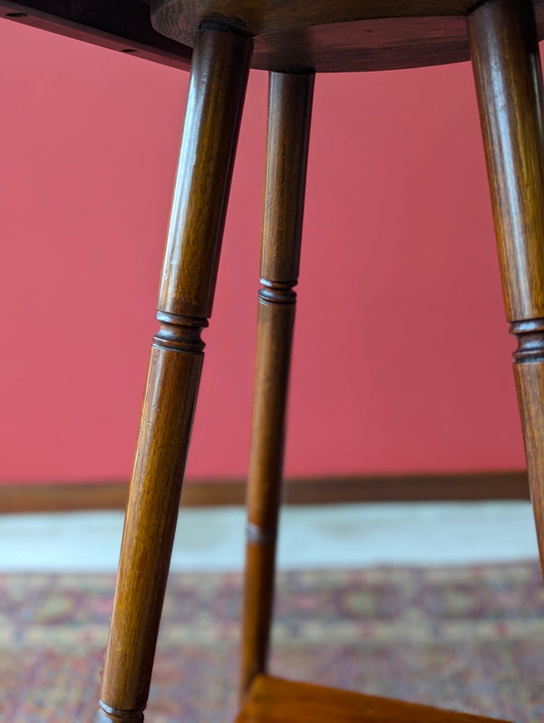 Antique Victorian Mahogany Aesthetic Movement Table / Plant Stand