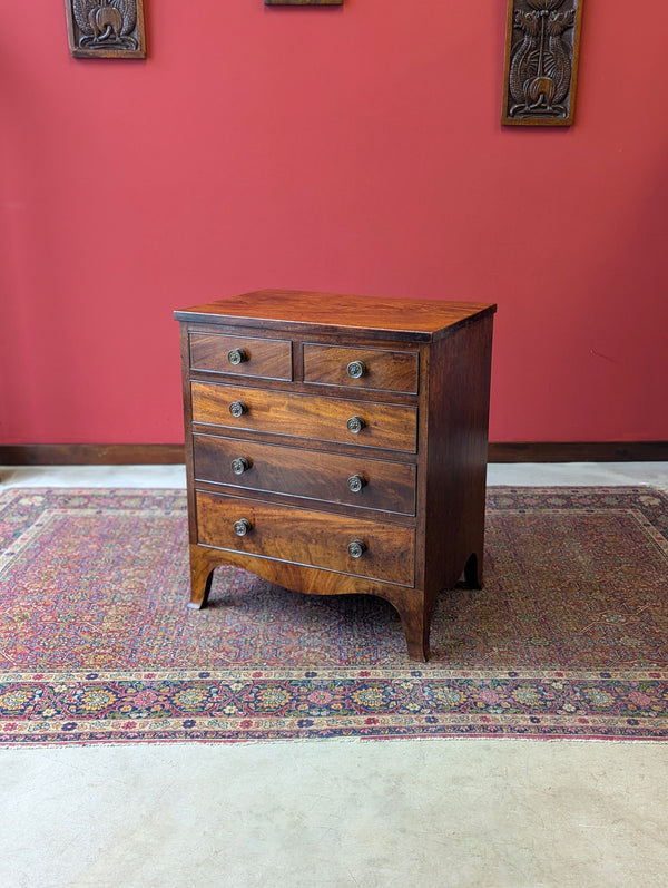 Antique Georgian Mahogany Small Chest of Drawers