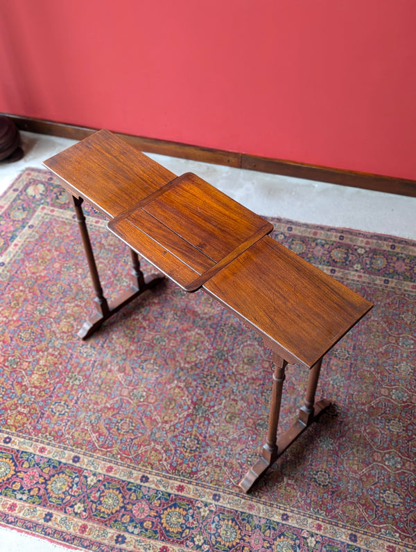 Antique Victorian Mahogany Metamorphic Music Stand / Reading Table