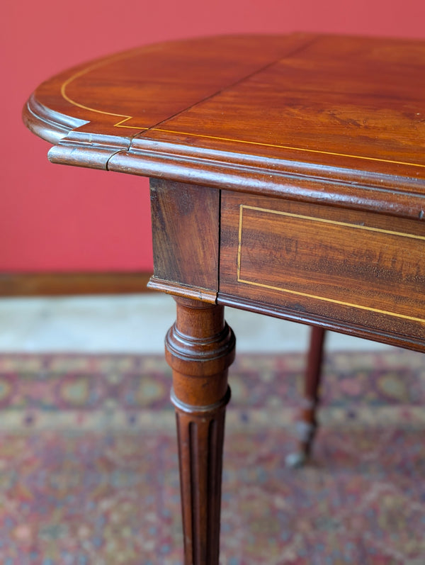 Antique Edwardian Mahogany Extending Occasional Table