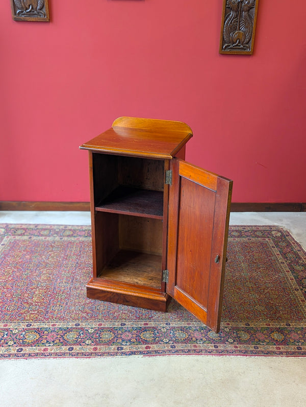 Antique Victorian Mahogany Pot Cupboard Bedside Circa 1880