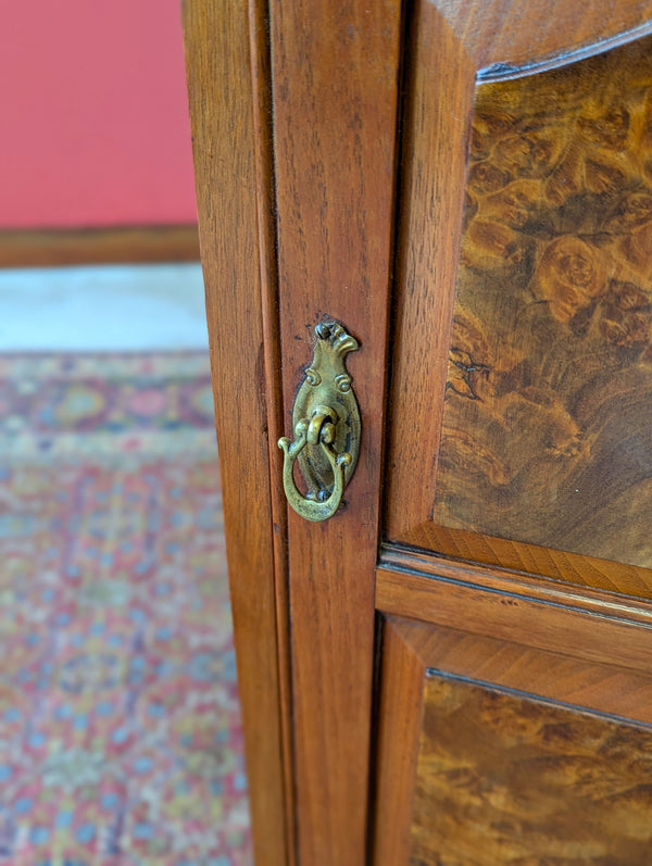 Antique Edwardian Walnut Pot Cupboard Bedside