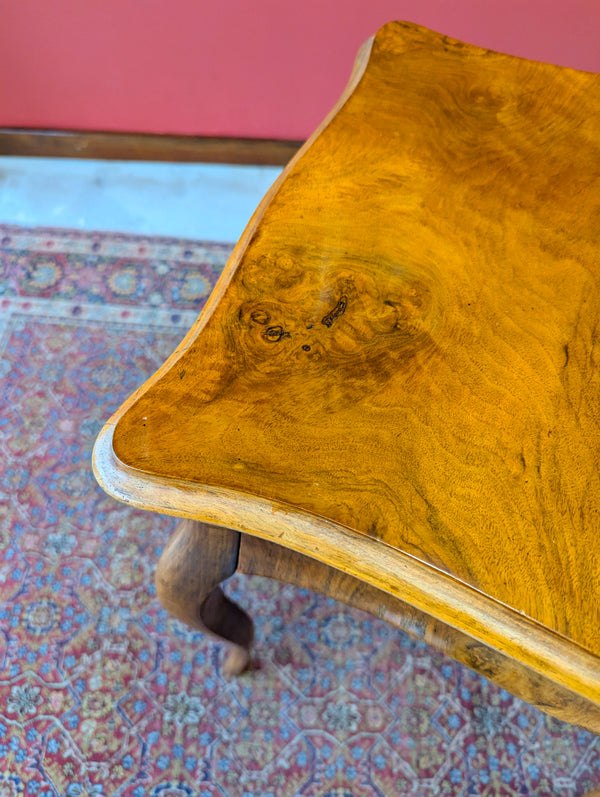 Antique 19th Century French Walnut Dressing Table / Vanity Table