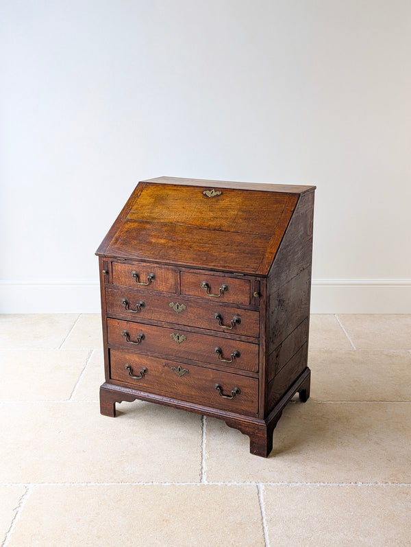 Antique George III Oak Bureau c.1780
