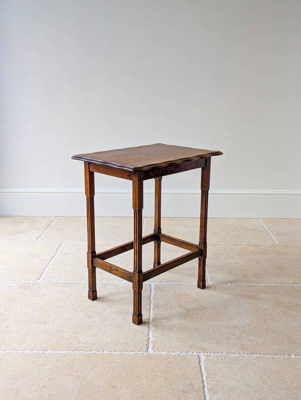 Antique Golden Oak Occasional Table c.1920