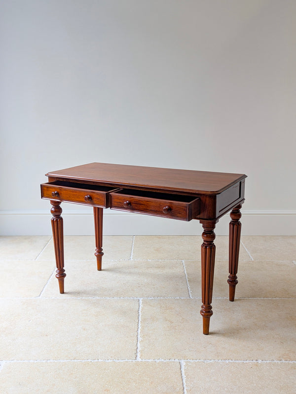 Antique Victorian Mahogany Writing Table c.1870