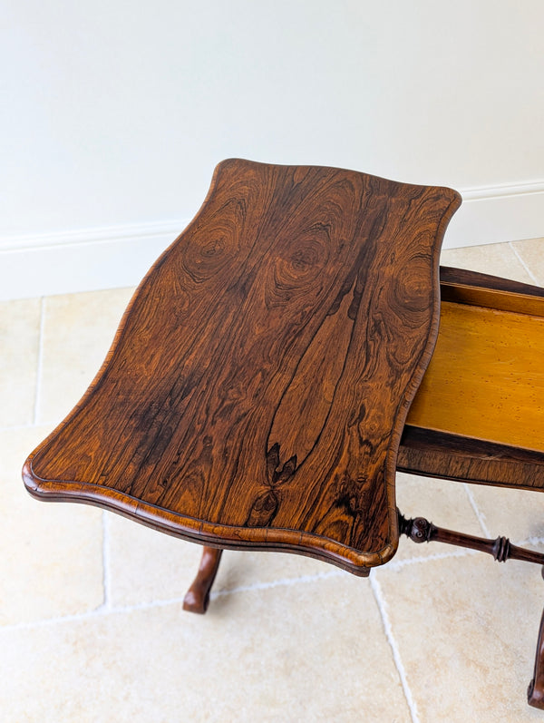 Antique Victorian Rosewood Card Table c.1860