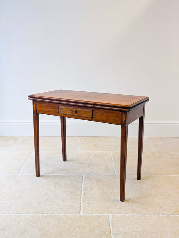 Antique Late Georgian Mahogany Tea Table c.1800