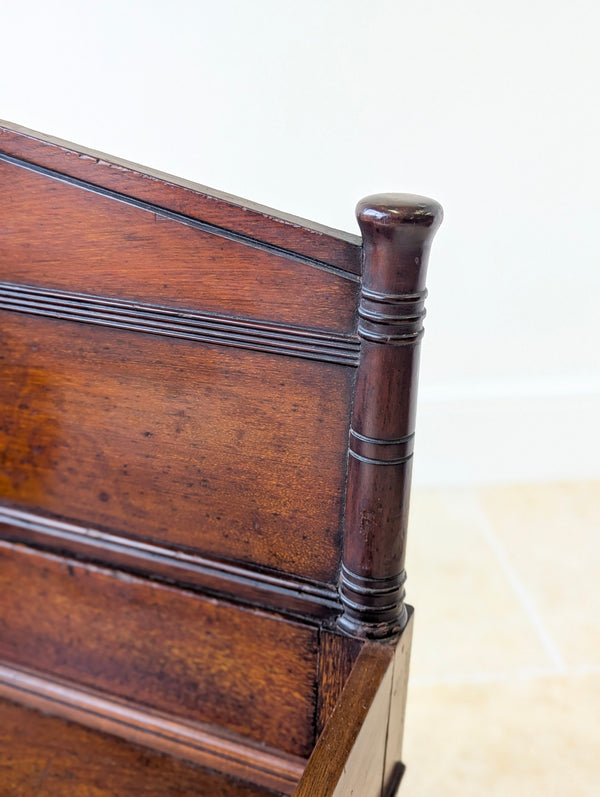 Antique Victorian Mahogany Hall Chair c.1890
