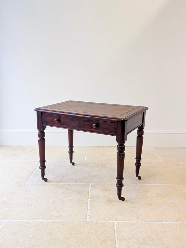 Antique Victorian Mahogany Writing Table c.1870