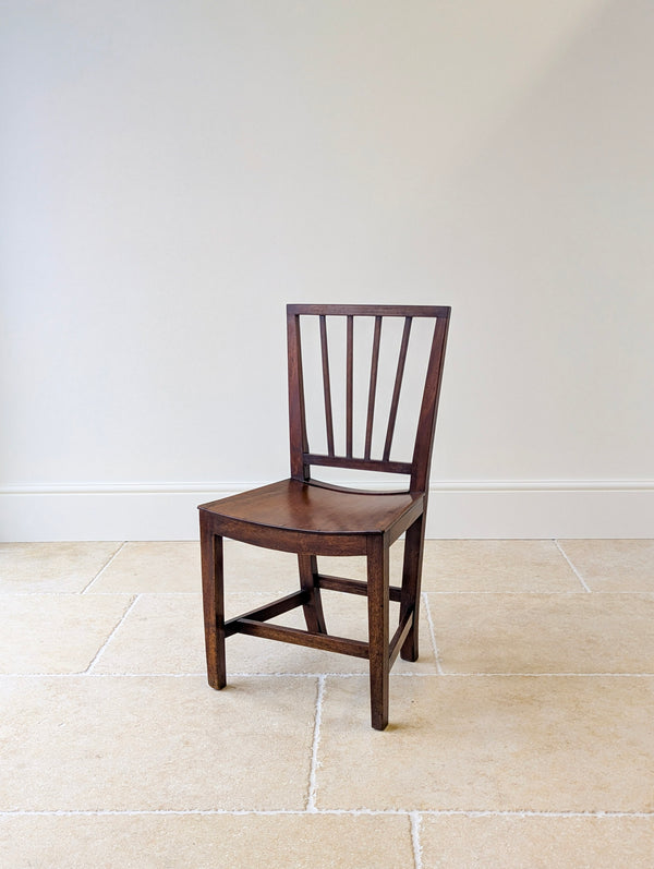 Antique Victorian Oak Vernacular Side Chair c.1850