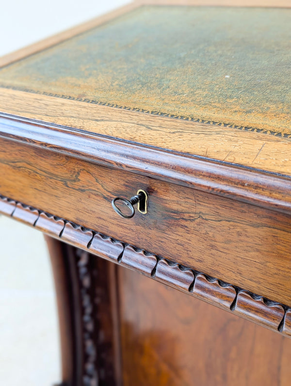Antique William IV Rosewood Davenport Desk by W&C Wilkinson c.1835