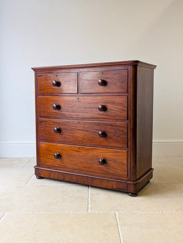 Antique Victorian Mahogany Chest of Drawers c.1870