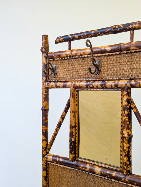 Antique Victorian Aesthetic Movement Bamboo Hall Stand c.1890