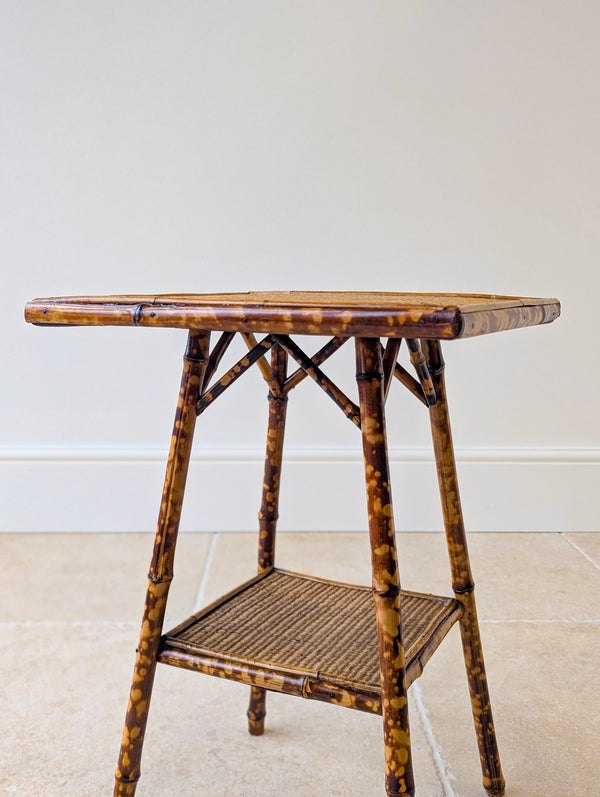 Antique Victorian Bamboo Occasional Table c.1890
