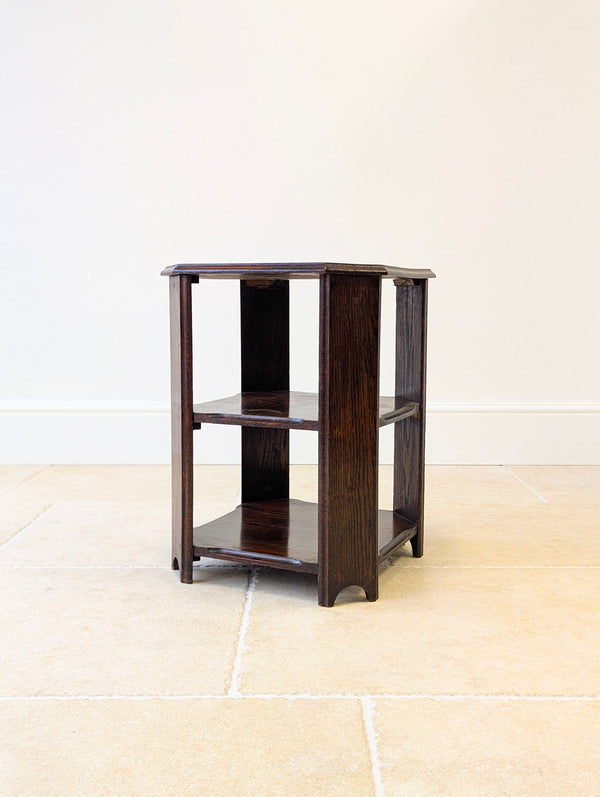 Antique Early 20th Century Oak Book Table c.1920
