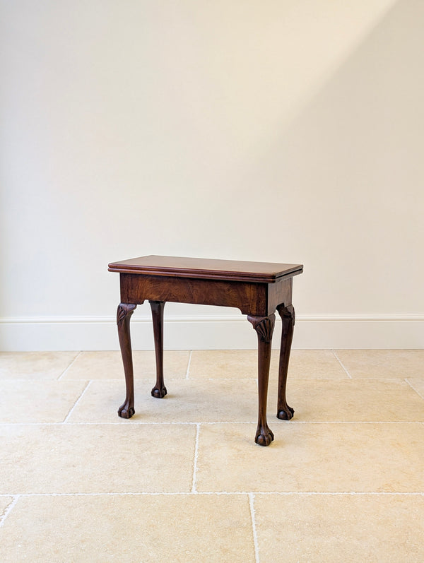 Antique Regency Mahogany Fold-Over Tea Table c.1810