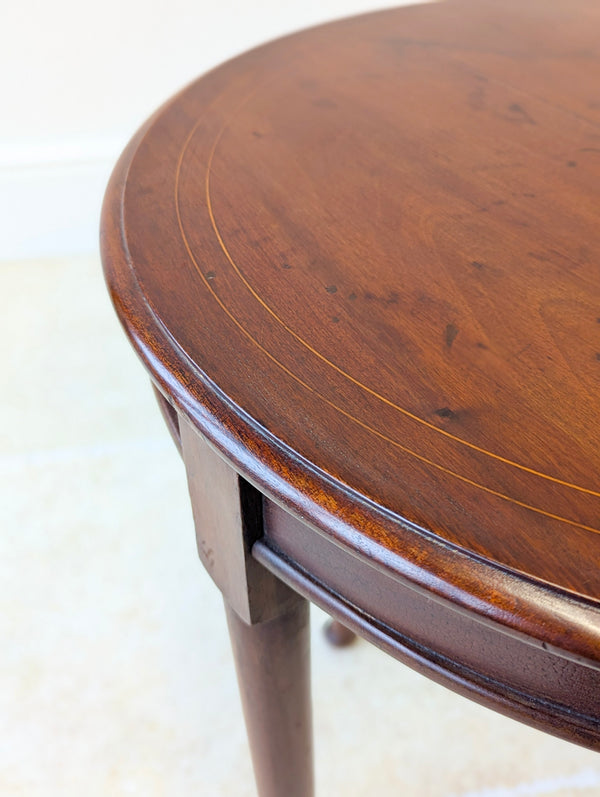 Antique Edwardian Mahogany Circular Occasional Table c.1910
