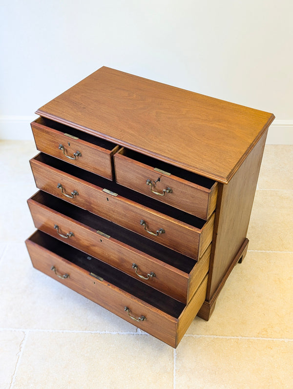 Antique Late Georgian Satin Birch Chest of Drawers c.1810