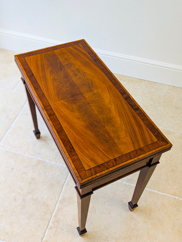 Antique Victorian Mahogany Card Table c.1890
