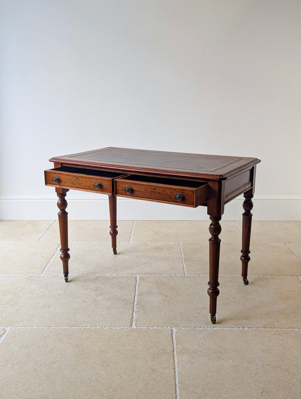 Antique Victorian Mahogany Writing Table c.1890