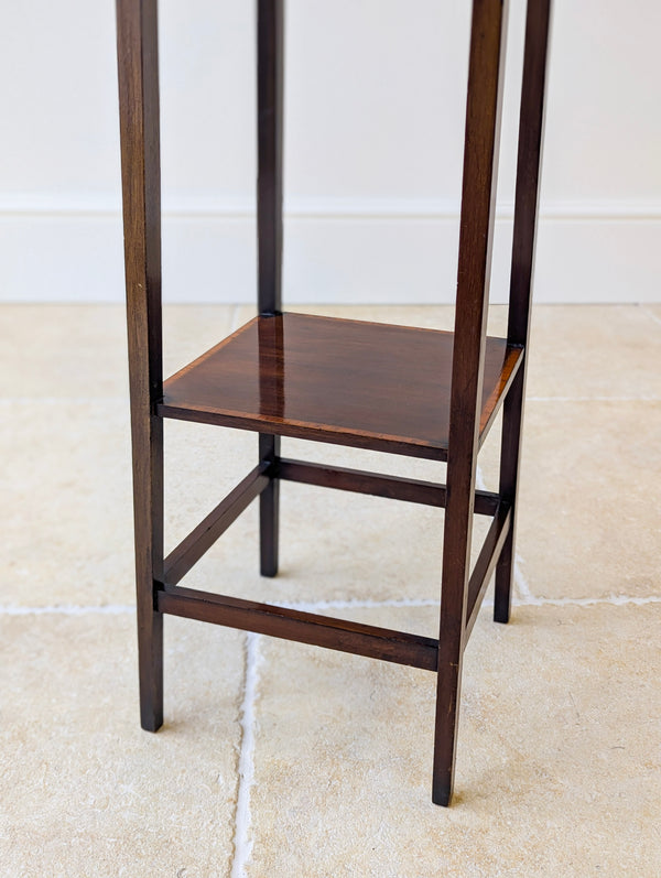 Antique Edwardian Mahogany Plant Stand c.1910